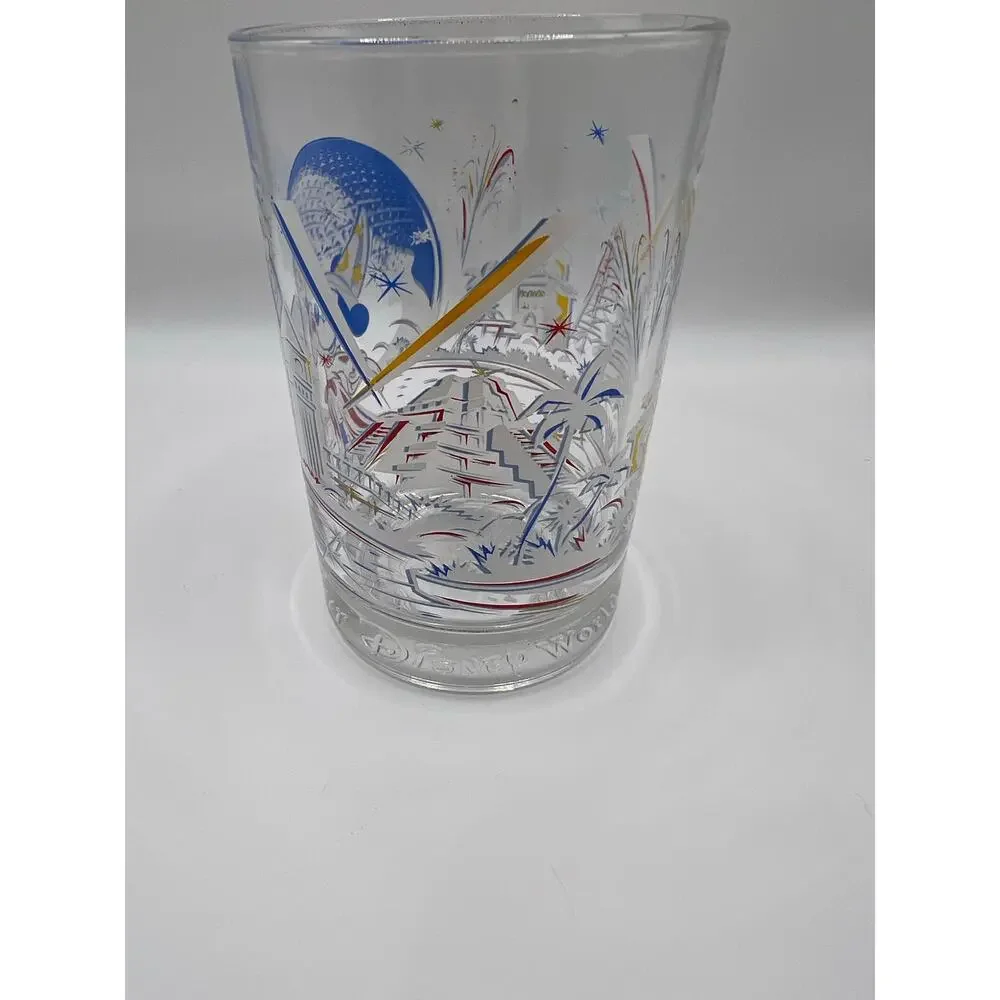 Vintage 1996 Disney WDW 25th Anniversary Mickey Goofy McDonald's Glasses Lot 4